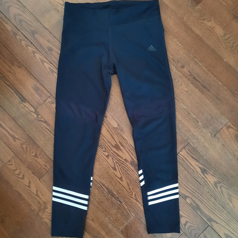 NWT Adidas D2M RR 78 Tights, Black with 3 stripes, Size M